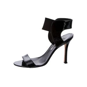 Manolo Blahnik Patent Leather Sandal heels